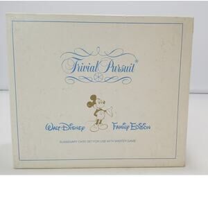 VTG 1985 Trivial Pursuit Walt Disney Family Edition Subsidiary Card Set No 105